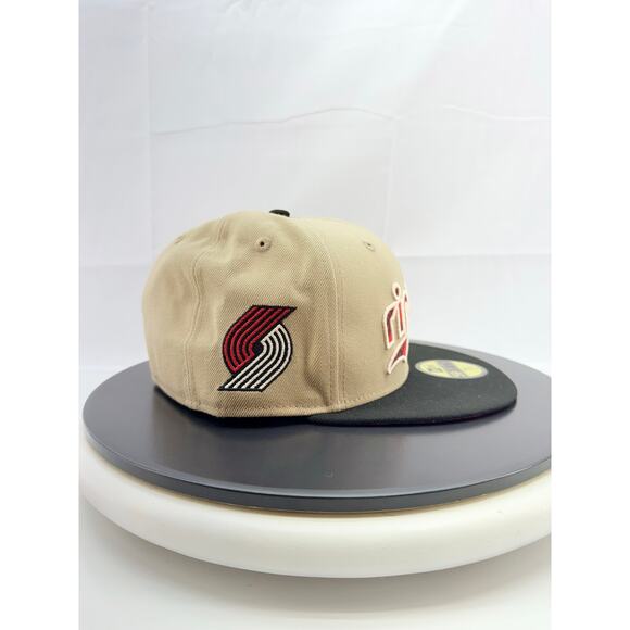 New Era Portland Trail Blazers 2023 City Edition 59FIFTY Fitted Hat 7 1/8 Plaid - Picture 4 of 8
